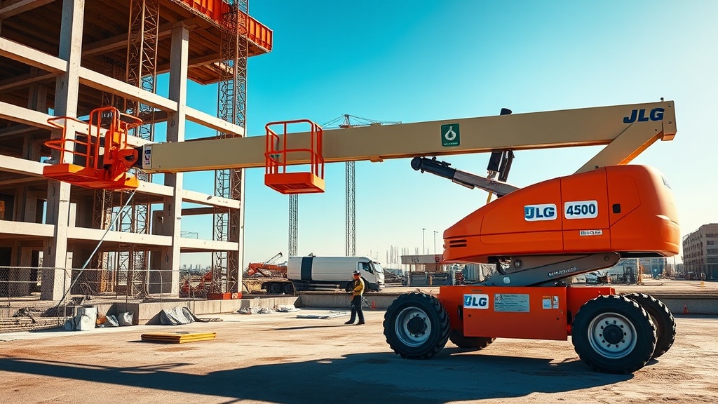 JLG 450AJ Yüksek Mukavemetli Sepet Taşıyabilirlik ve Yük Kapasitesi